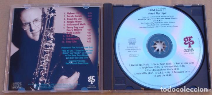 CDs de m&uacute;sica: TOM SCOTT - REED MY LIPS (CD) 1994 - 10 TEMAS - Foto 2