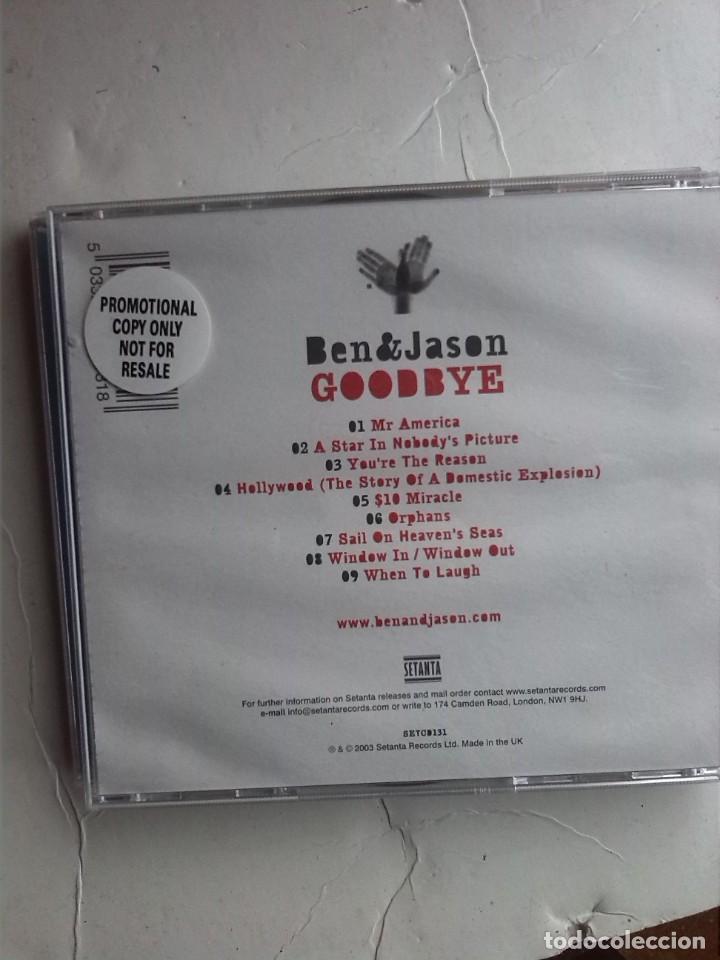 CDs de m&uacute;sica: BEN & JASON - GOODBYE - Foto 2