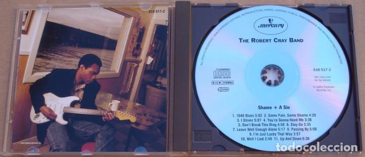 CDs de m&uacute;sica: ROBERT CRAY - SHAME + A SIN (CD) 1993 - 11 TEMAS - Foto 2