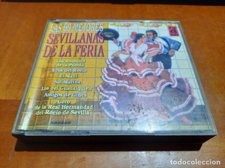 CD di Musica: LAS MEJORES SEVILLANAS DE LA FERIA. 4 CD. EN CAJA. BUEN ESTADO. ALGO DIFICIL