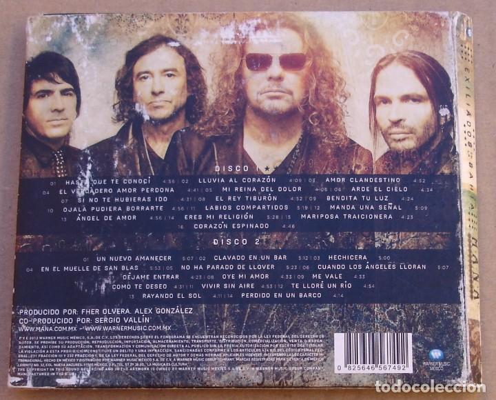 CDs de m&uacute;sica: MAN&Aacute; - EXILIADOS EN LA BAHIA (2CD) 2012 - DIGIPACK - Foto 5