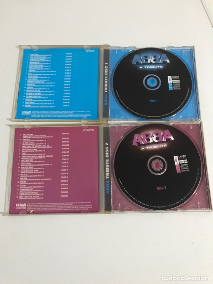 CDs de m&uacute;sica: ABBA a Tribute Performed By Studio 99 2 Cds - Foto 3