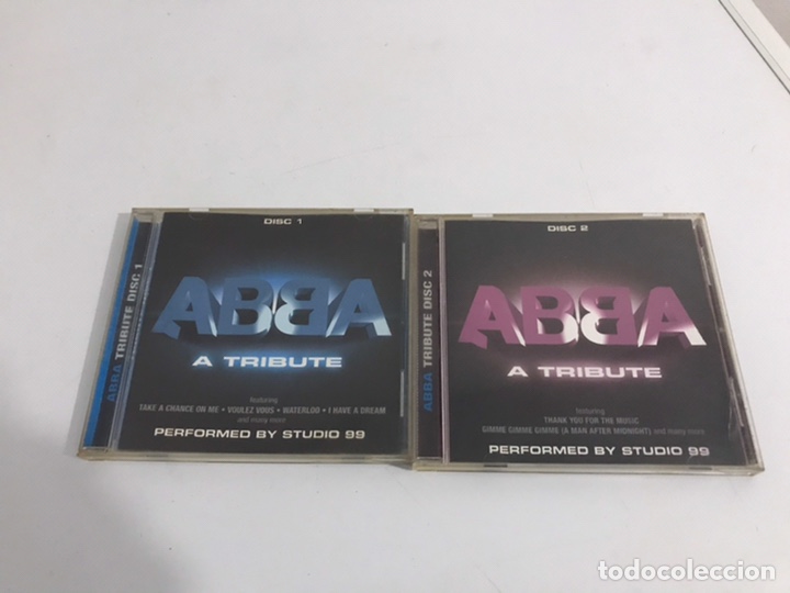 CDs de m&uacute;sica: ABBA a Tribute Performed By Studio 99 2 Cds - Foto 1