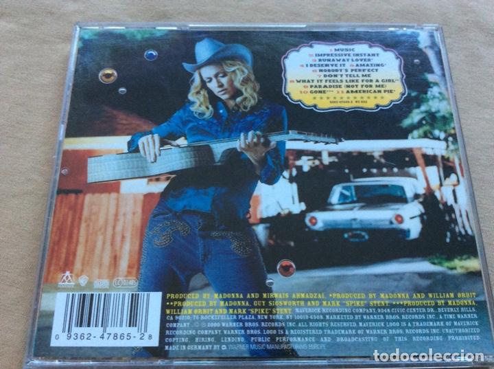 CDs de m&uacute;sica: MADONNA - MUSIC - 2000. - Foto 2