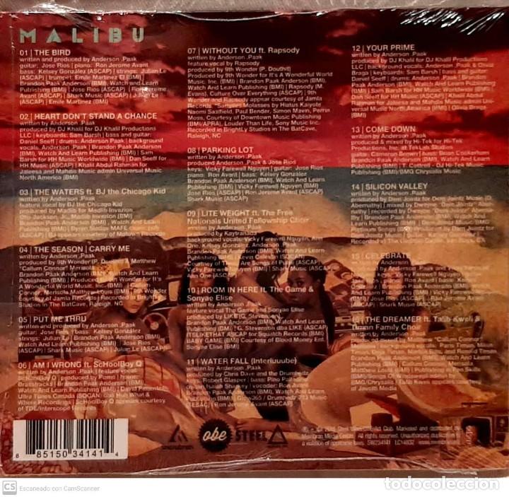 CDs de m&uacute;sica: Anderson .Paak &lrm;&ndash; Malibu - Foto 2