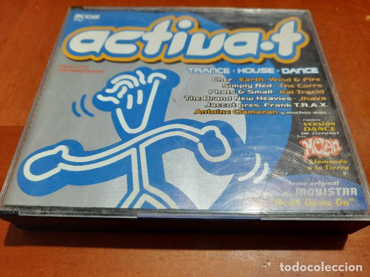 CDs de M&uacute;sica: ACTIVA-T. CD TRIPLE DE M&Uacute;SICA TRANCE-HOUSE-BANCE. BUEN ESTADO.