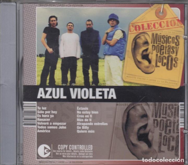 Music CDs: Azul Violeta cd M&uacute;sicos y poetas locos 2003 M&eacute;xico