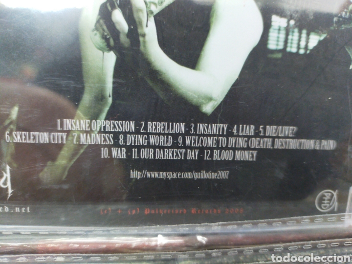 CDs de m&uacute;sica: Guillotine cd Blood Money - Foto 2
