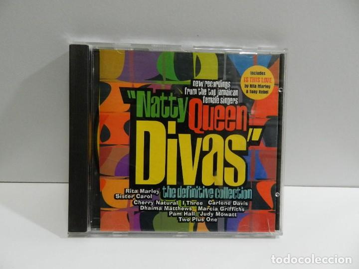CDs de m&uacute;sica: DISCO CD. Varios &lrm;&ndash; Natty Queen Divas. COMPACT DISC. - Foto 1