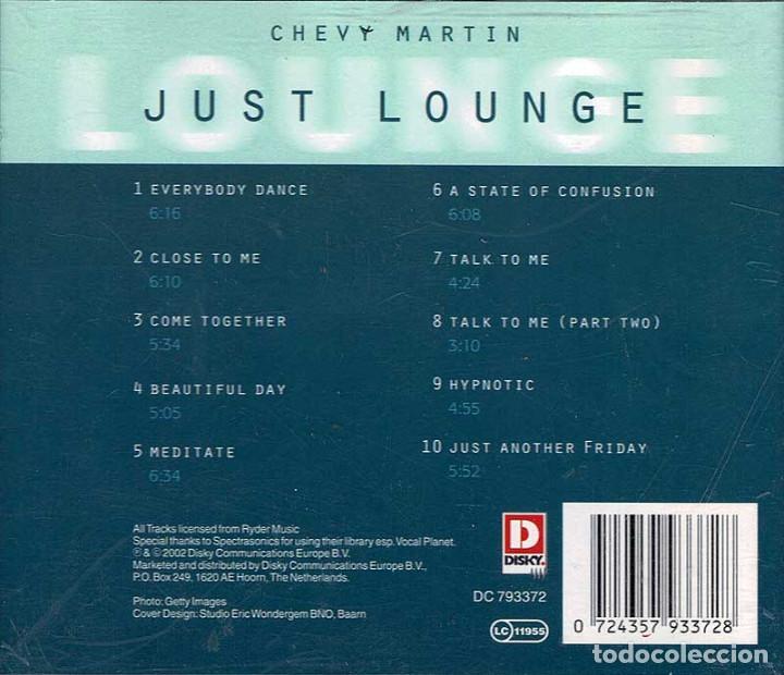 CDs de m&uacute;sica: Chevy Martin - Just Lounge. CD - Foto 2
