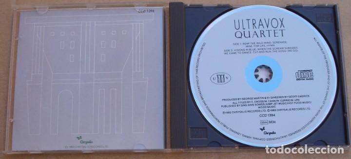 CDs de m&uacute;sica: ULTRAVOX - QUARTET (CD) 1983 - CCD-1394 - 9 TEMAS - Foto 2