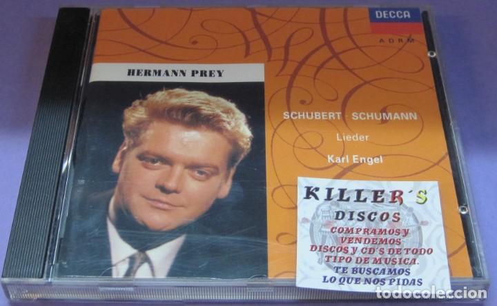 CDs de m&uacute;sica: Hermann Prey - Schubert / Schumann / Engel - CD - Foto 1