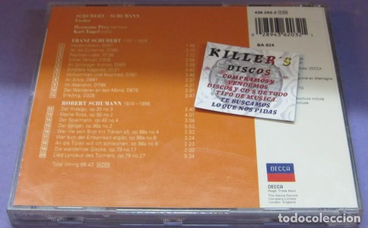 CDs de m&uacute;sica: Hermann Prey - Schubert / Schumann / Engel - CD - Foto 2