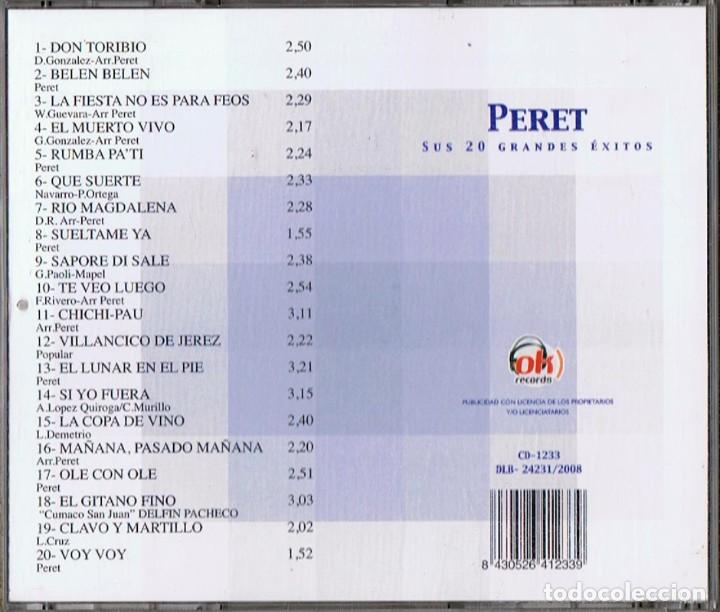 CDs de m&uacute;sica: PERET SUS 20 GRANDES &Eacute;XITOS - Foto 2