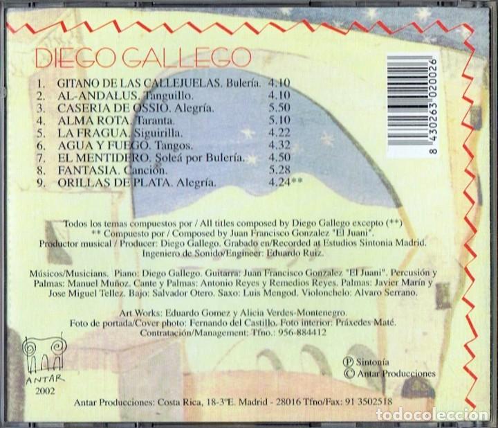 CDs de m&uacute;sica: DIEGO GALLEGO - Foto 2