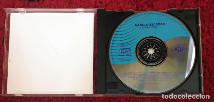 CDs de m&uacute;sica: MANOLO ESCOBAR (CANTA LA NAVIDAD) CD 1990 - Foto 3