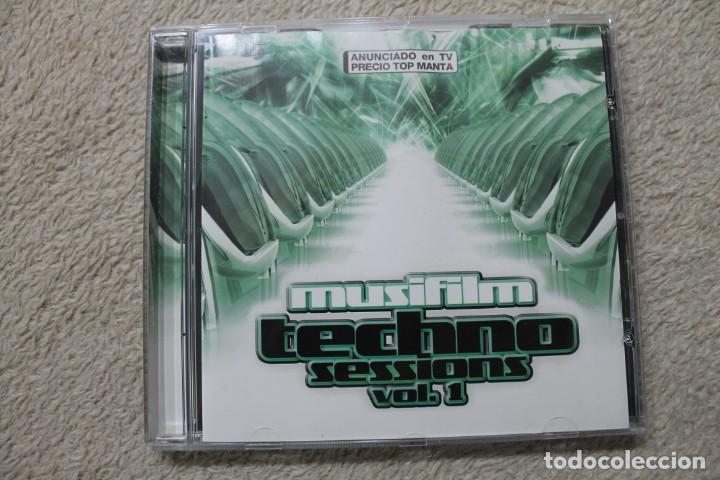 CDs de m&uacute;sica: CD TECHNO SESSIONS VOL 1 DARIO NU&Ntilde;EZ NACHO SERRANO - Foto 1