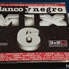 CDs de Música: CD 3 CDS CD TRIPLE CAJA GRANDE ( BLANCO Y NEGRO MIX 6 ) 1999 MIXED BY QUIM QUER- SONIDO PERFECTO. Lote 234108780