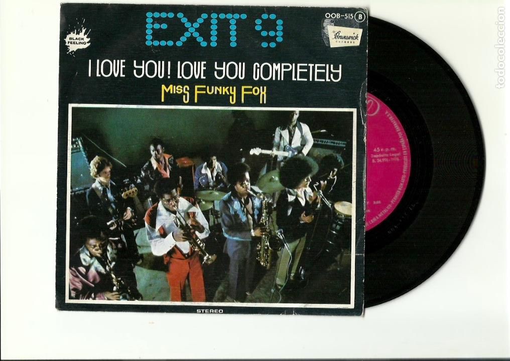 Music CDs: EXIT 9. I love you! love you completely. (vinilo single 1976)
