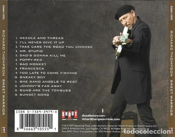 CDs de m&uacute;sica: RICHARD THOMPSON - SWEET WARRIOR - Foto 2