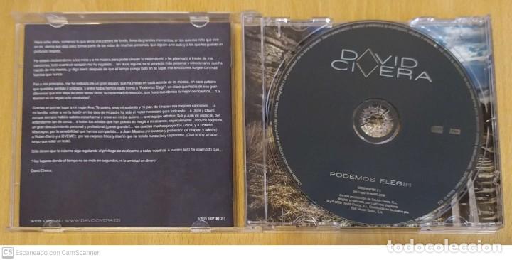 CDs de m&uacute;sica: DAVID CIVERA (PODEMOS ELEGIR) CD 2009 - Foto 3