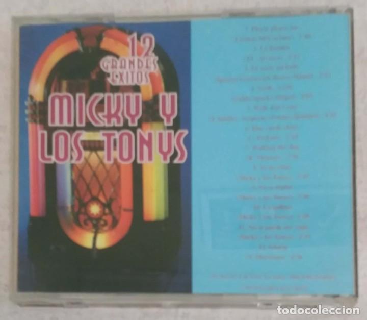 CDs de m&uacute;sica: MICKY Y LOS TONYS (12 GRANDES EXITOS) CD 1997 - Foto 2