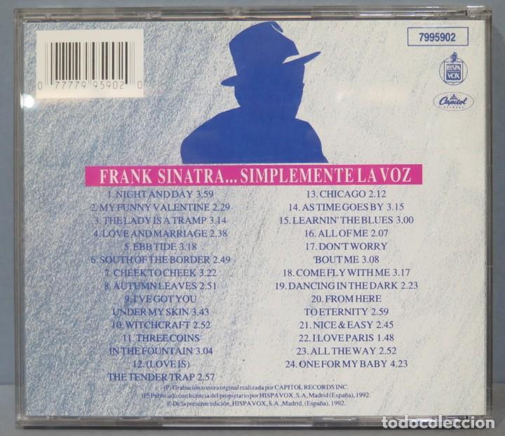 CDs de m&uacute;sica: CD. FRANK SINATRA. SIMPLEMENTE LA VOZ - Foto 2