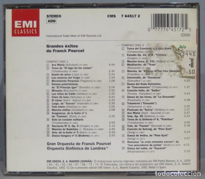 CDs de m&uacute;sica: CD. GRANDES EXITOS DE FRANCK POURCEL - Foto 2