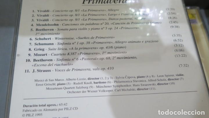 CDs de m&uacute;sica: CD. PRIMAVERA. CLASICOS INOLVIDABLES - Foto 2