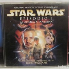 CDs de Música: JOHN WILLIAMS - STAR WARS - EPISODIO I: LA AMENAZA FANTASMA - BSO - CD - NM+/EX+. Lote 234507035