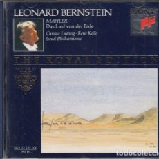 CDs de Música: LEONARD BERNSTEIN - GUSTAV MAHLER - DAS LIED VON DER ERDE - CD. Lote 374080329