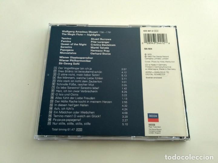 CDs de m&uacute;sica: Mozart - The Magic Flute - Highlights - Foto 3
