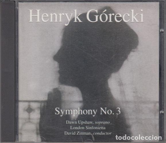 CDs de m&uacute;sica: HENRYK G&Oacute;RECKI - SYMPHONY NO 3 - CD - Foto 1