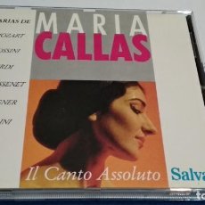 CDs de Música: CD ( MARIA CALLAS - IL CANTO ASSOLUTO ) 1991 SALVAT RODOLPHE - NUEVO. Lote 234783515
