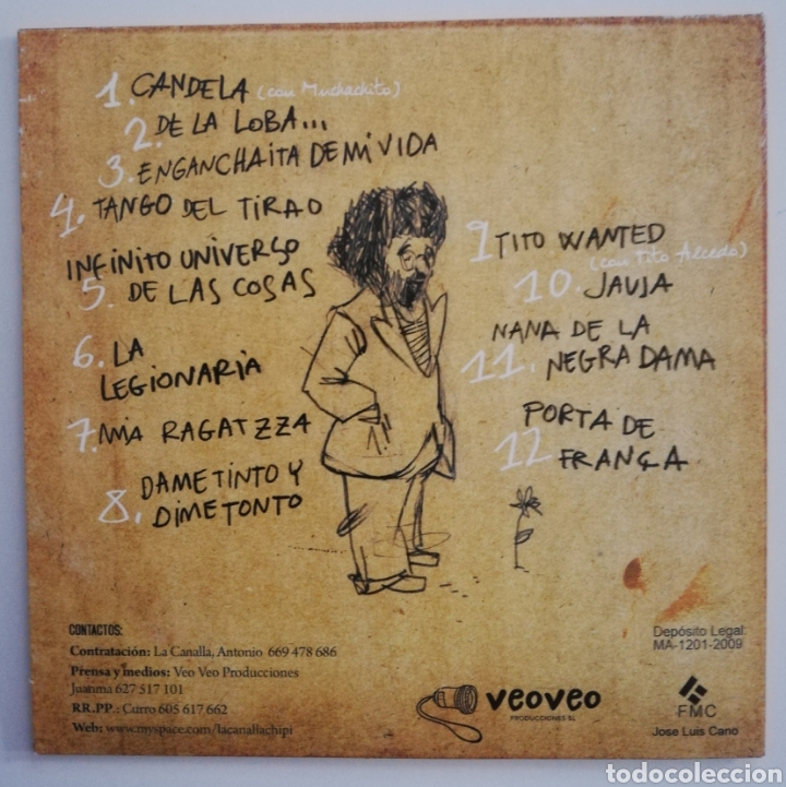 CDs de m&uacute;sica: La Canalla - Flores y Malas Hierbas (CD 2009) - Foto 2