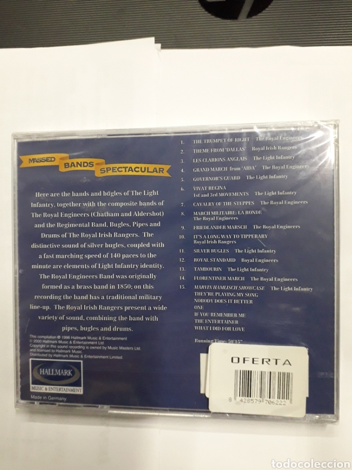 CDs de m&uacute;sica: Massed Bands Spectacular. - Foto 2