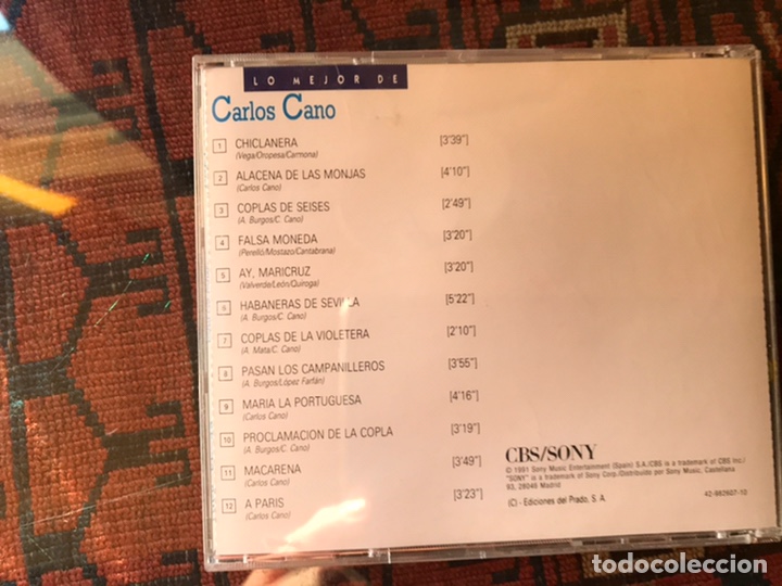 CDs de m&uacute;sica: Carlos Cano. Vida cotidiana y canciones - Foto 2