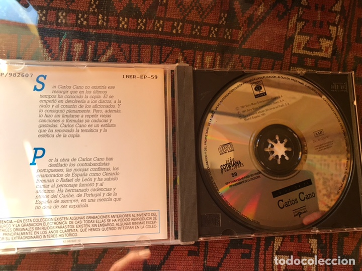 CDs de m&uacute;sica: Carlos Cano. Vida cotidiana y canciones - Foto 3