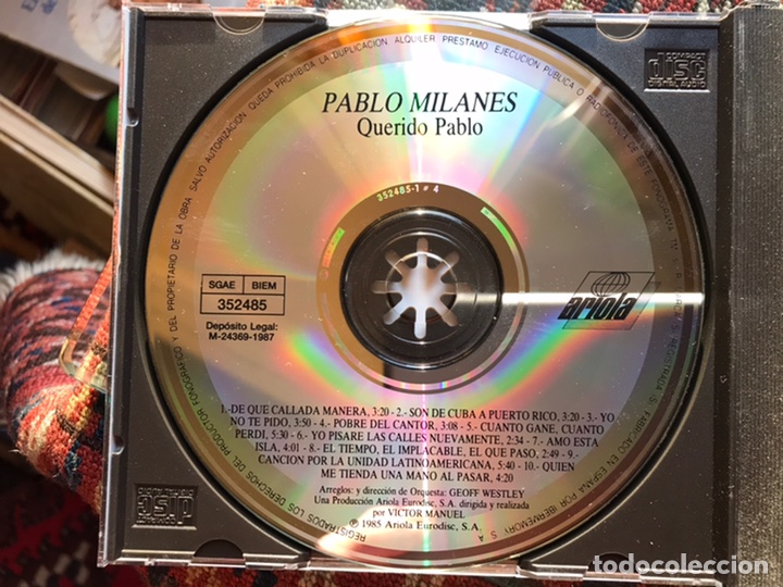 CDs de m&uacute;sica: Querido Pablo. Pablo Milan&eacute;s - Foto 6