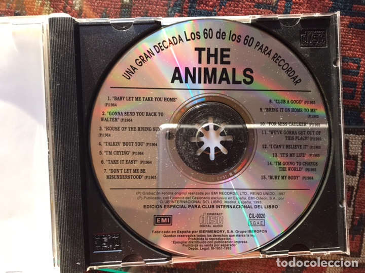 CDs de m&uacute;sica: The Animals - Foto 3