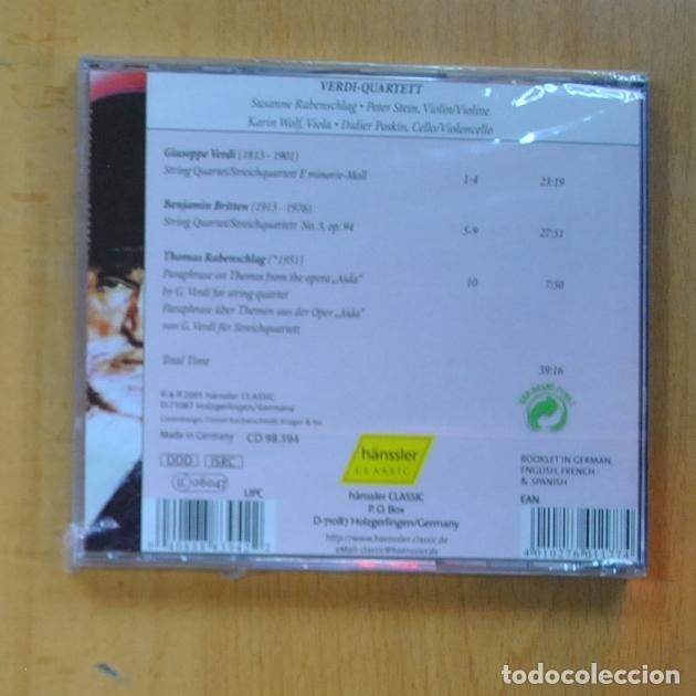 CDs de m&uacute;sica: BENJAMIN BRITTEN - GIUSEPPE VERDI - CD - Foto 2