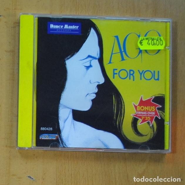 CDs de m&uacute;sica: AGO - FOR YOU - CD - Foto 1