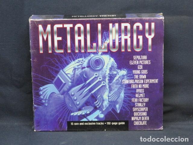 CDs de m&uacute;sica: VARIOS - METALLURGY - CD + LIBRO CON 192 PAG. - Foto 1