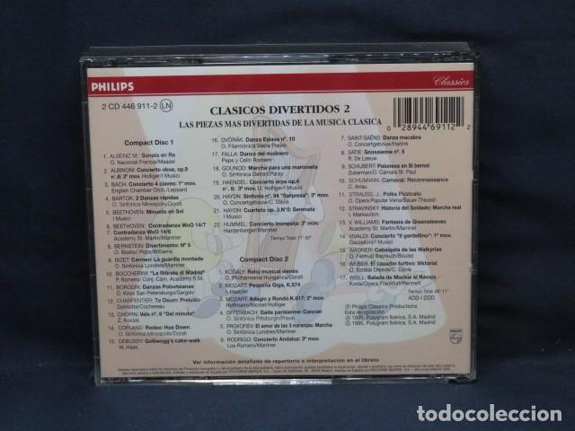 CDs de m&uacute;sica: VARIOS - CLASICOS DIVERTIDO 2 - 2 CD - Foto 2