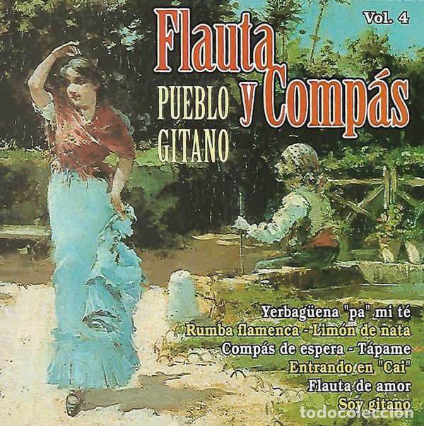 CDs de m&uacute;sica: Flauta y Comp&aacute;s - Pueblo Gitano Vol 4 - Foto 1