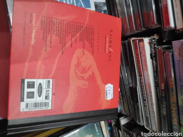 CDs de m&uacute;sica: Luis Eduardo Aute animal uno CD libro - Foto 3