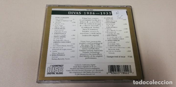 CDs de m&uacute;sica: C5- DIVAS 1906-1935 PRIMA VOCE -CD (DISCO NUEVO) - Foto 2