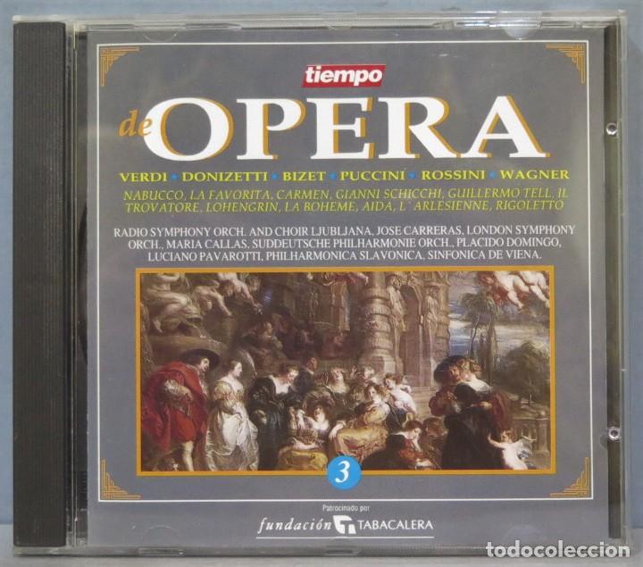 CDs de m&uacute;sica: CD. TIEMPO DE OPERA. 3 - Foto 1