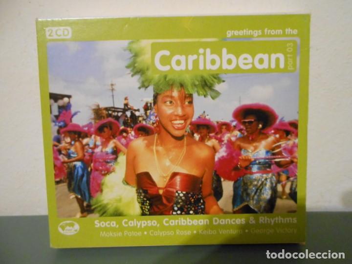 CDs de m&uacute;sica: GREETINGS FROM THE CARIBBEAN. 2 CDS - Foto 1
