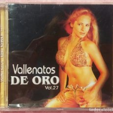 CDs de Música: VALLENATOS DE ORO VOL. 27 (ENVIDIA, 2003) // SALSA SAMBA MERENGUE BACHATA CARIBE REGGAETON LATINO. Lote 235510720